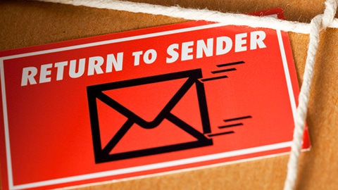 return to sender on package