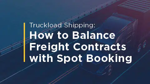 Truckload Shipping Balances Freight Contracts