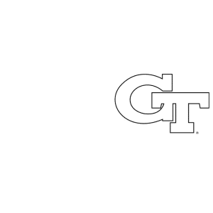 MIT + GT college logos white png