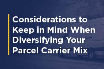 considerations to keep in mind when diversifying your parcel carrier mix blog thumbnail