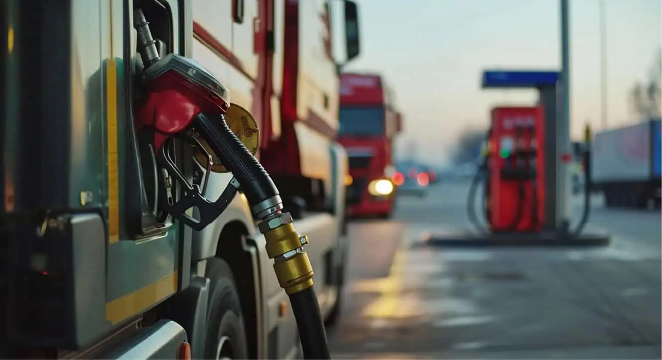 gas pump for semi trucks