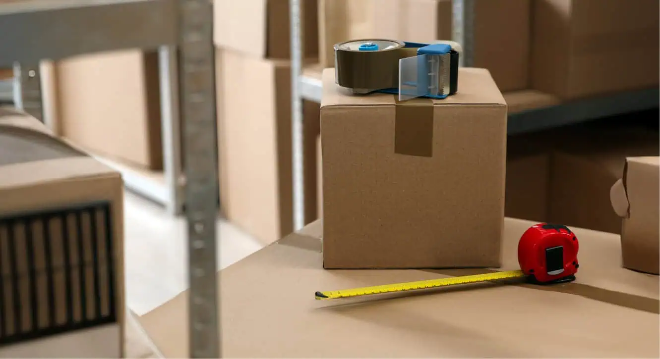parcel shipping package and measurements
