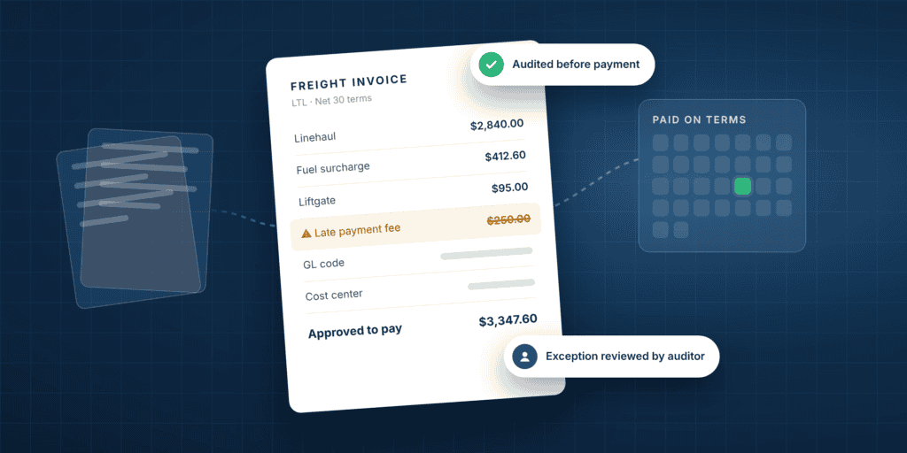 Automated Freight Audit Late Fees Aren't A Cash Problem